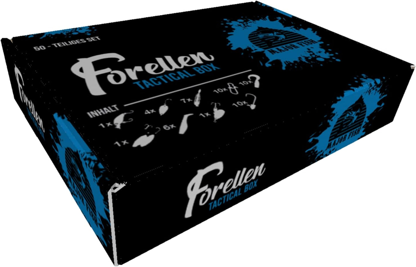 50-teilige Forellenköder-Box