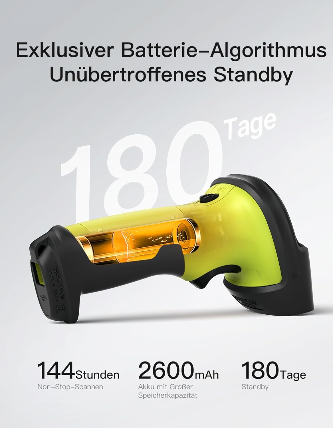 2D Barcode-Scanner BCST-72, Grün 2D