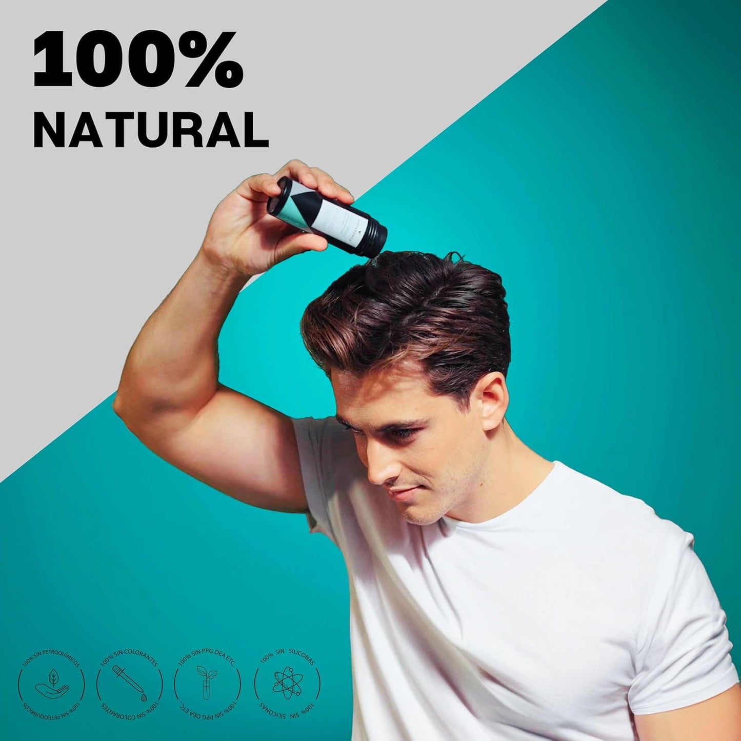 Schütthaar Ansatzpuder zur Haarverdichtung, Dunkelbraun 30 g (2er Pack)