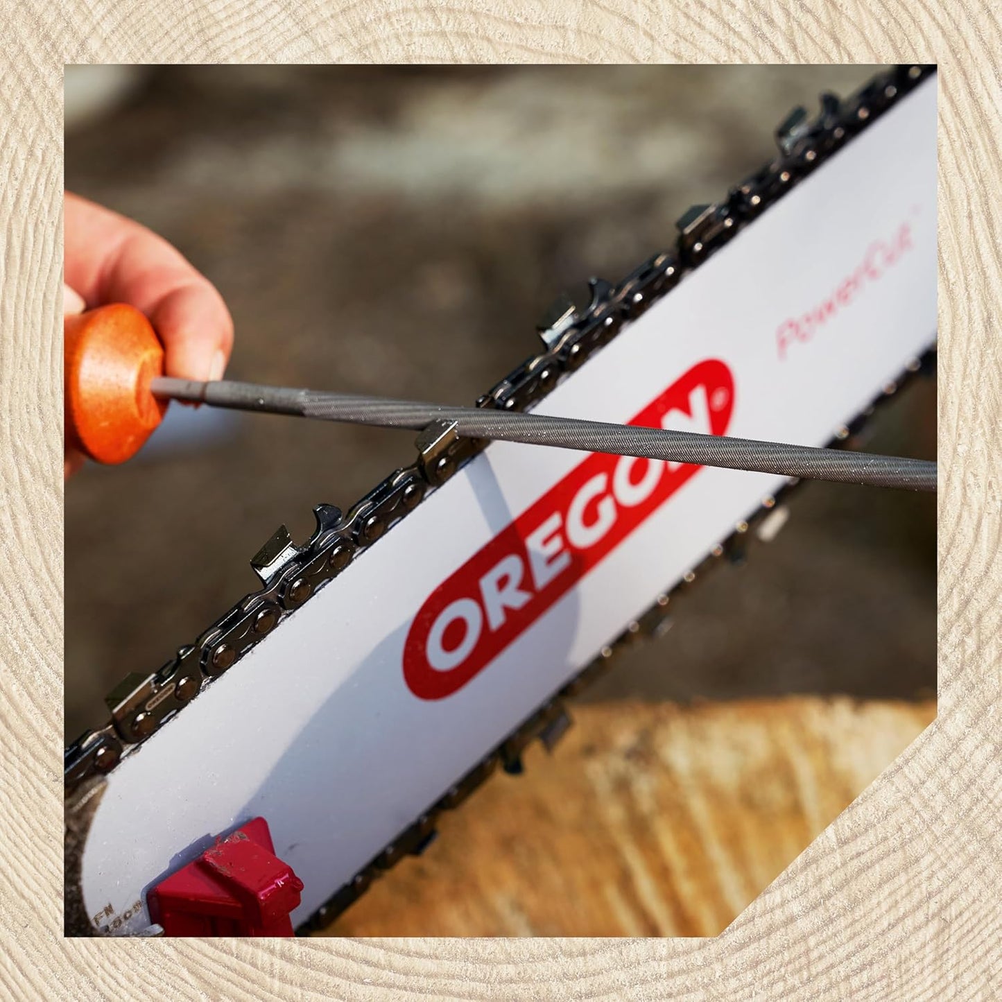 70502 Rundfeilen für Kettensägen, Round File 7/32 Inch (5.5 mm) Single