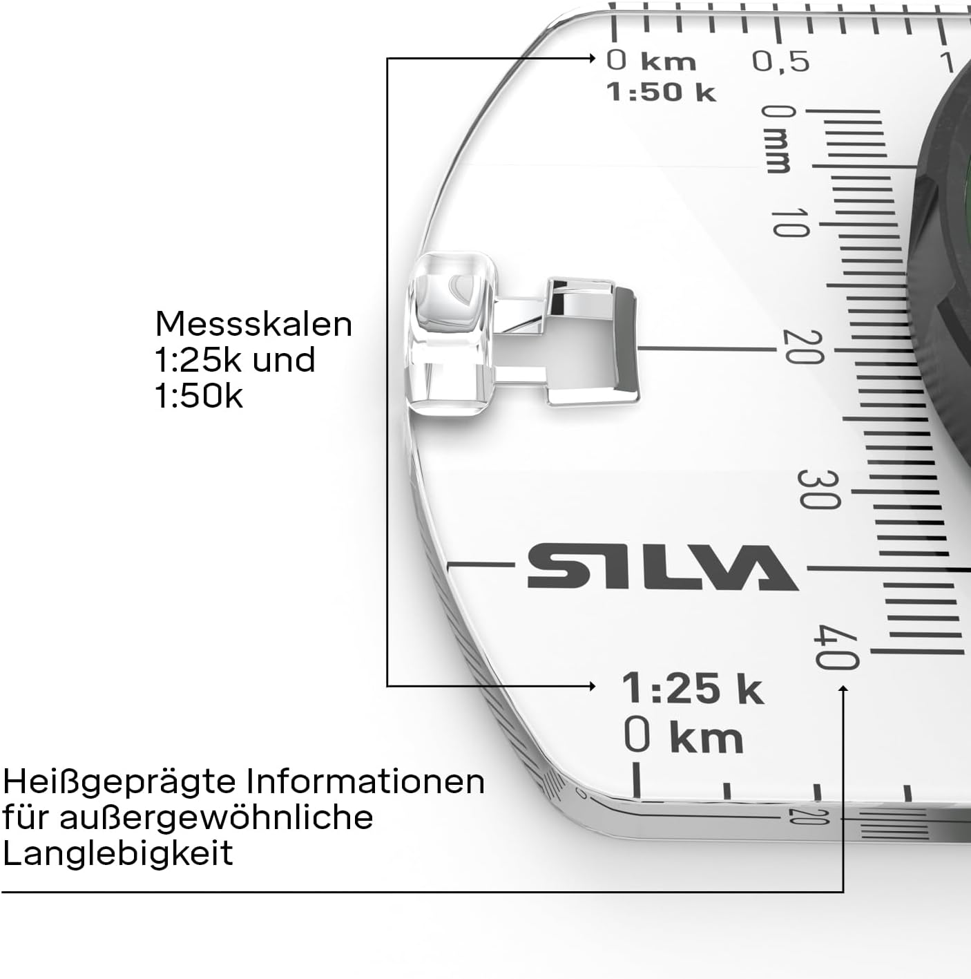 Spiegelkompass Terra Ranger S aus Recyclingmaterial