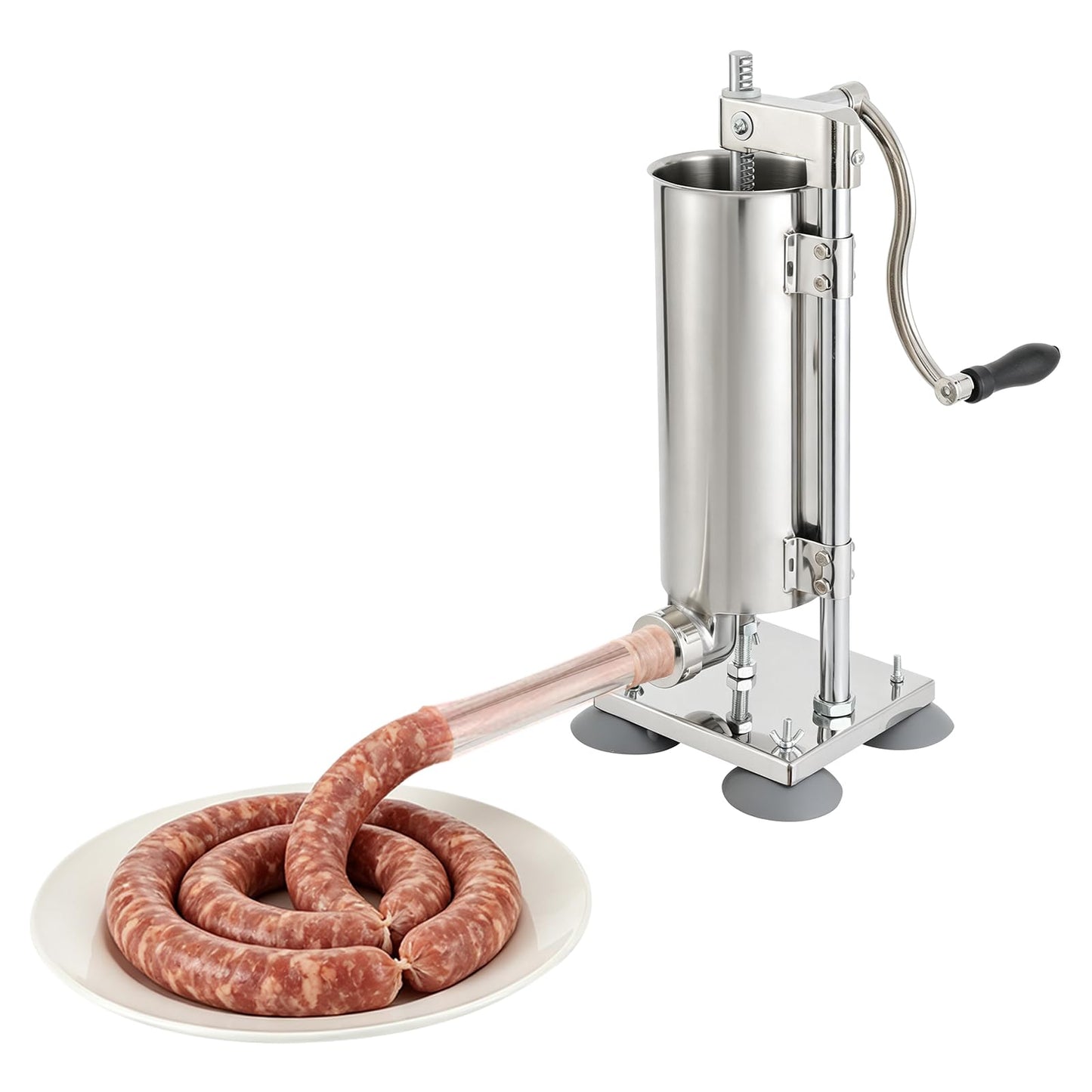 Manueller Wurstfüller mit 6 Füllrohren