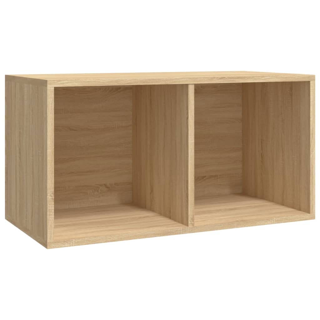 Aufbewahrungsbox Mariam für Schallplatten, Braun