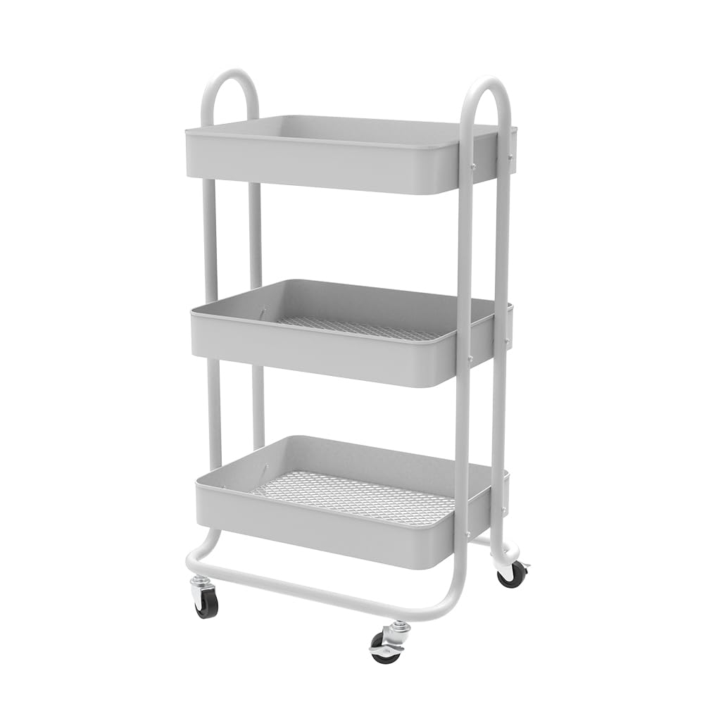 Rollcontainer Tron, Weiss 45,9x78,7x34 cm