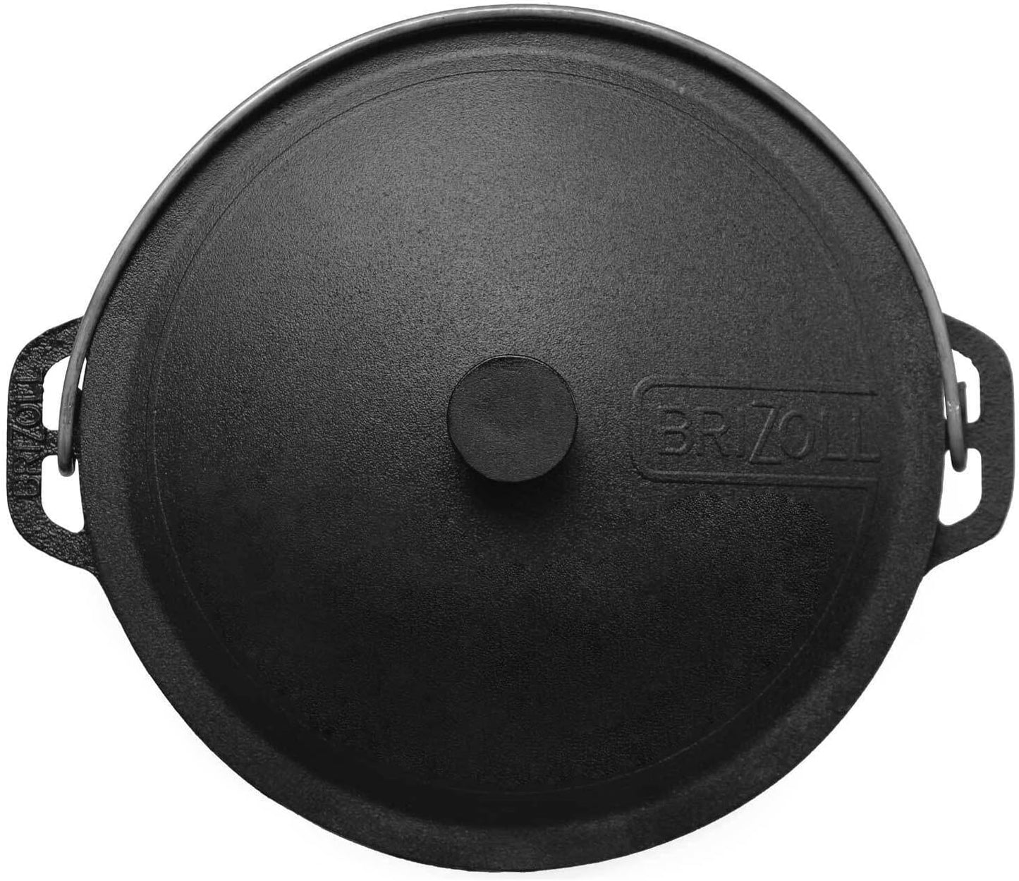 Schmortopf mit Bügel und Gusseisendeckel, 8 L Gusseisen Deckel