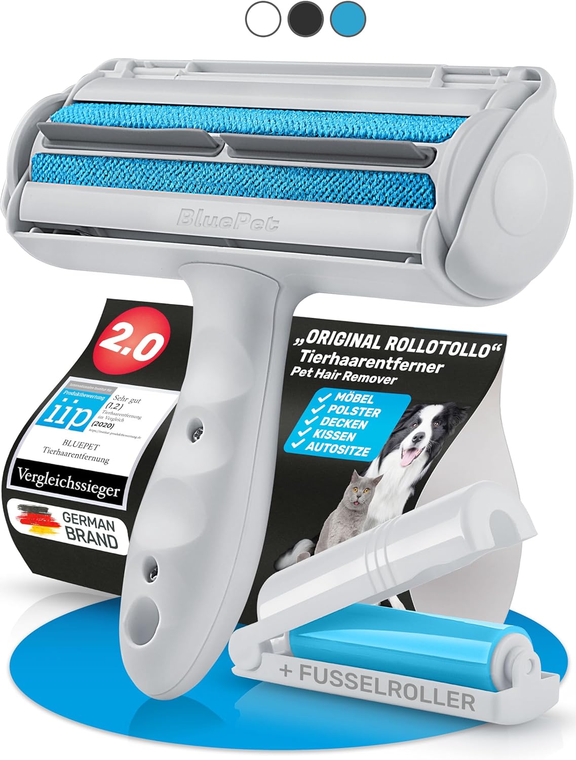Fusselbürste für Tierhaare, BESTSELLER RolloTollo + Mini Fusselroller