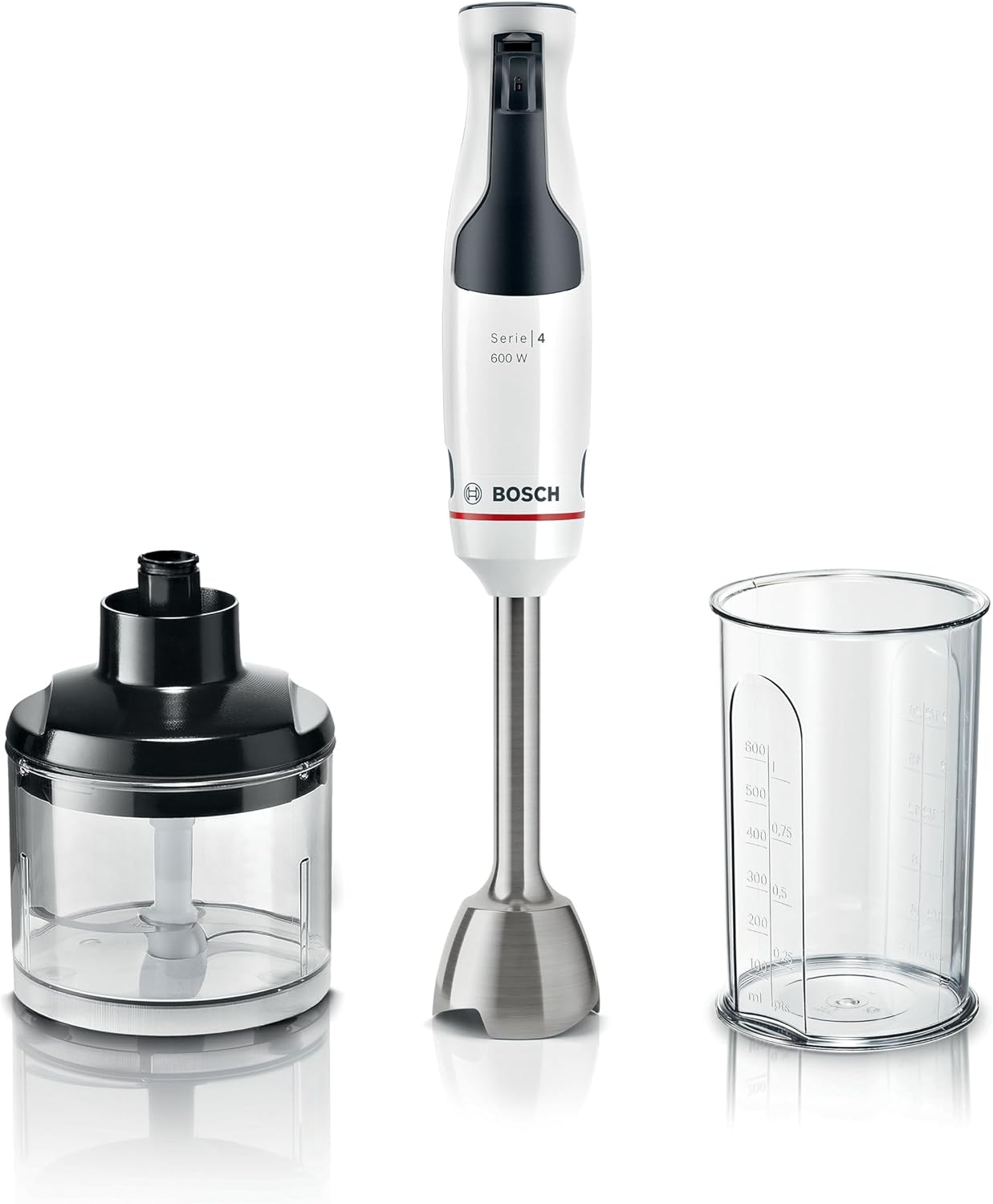 Stabmixer ErgoMaster Serie 4, ErgoMaster Serie 4 Weiss 600 W