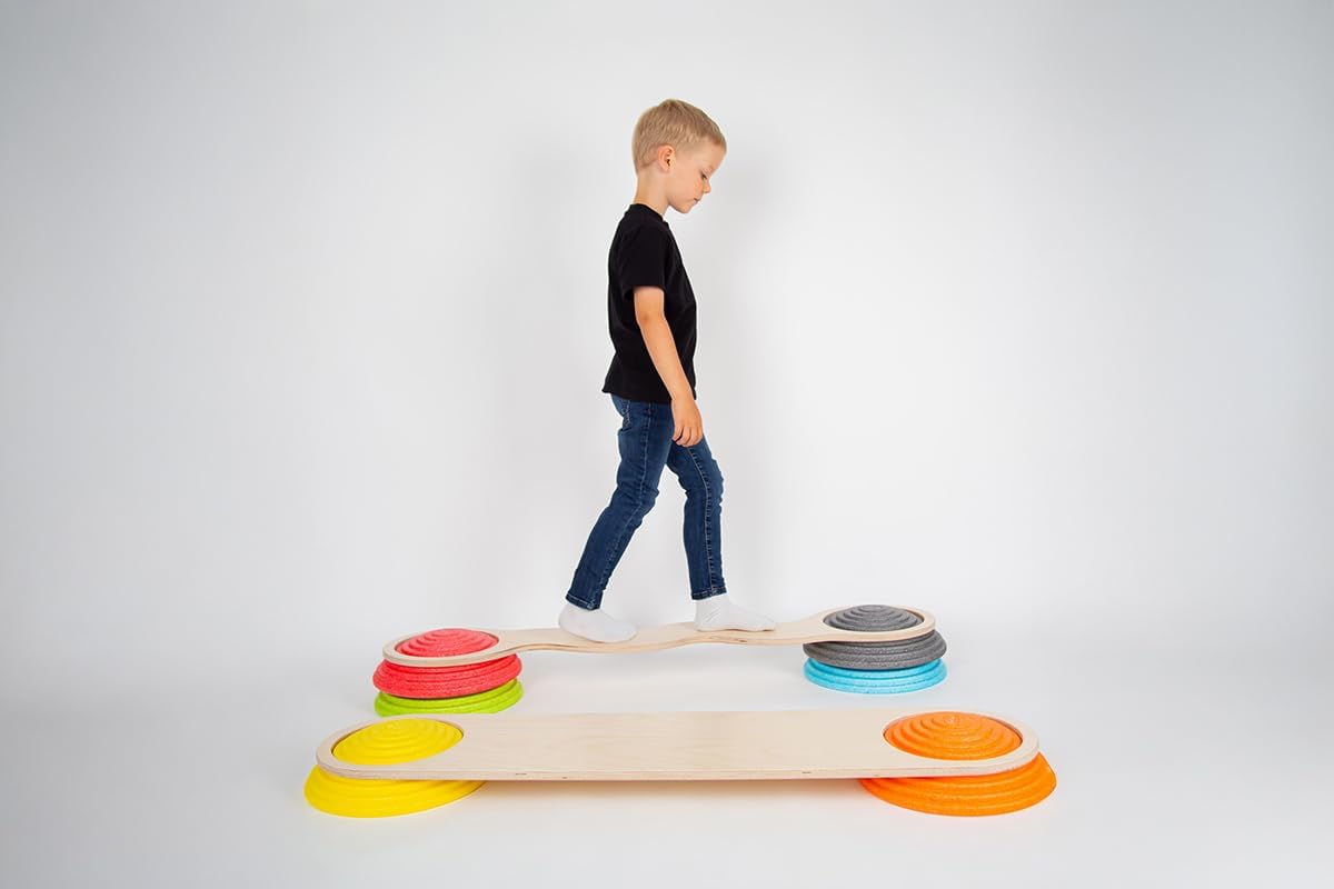 Balance-Steine Set für Kinder (12 Stück)