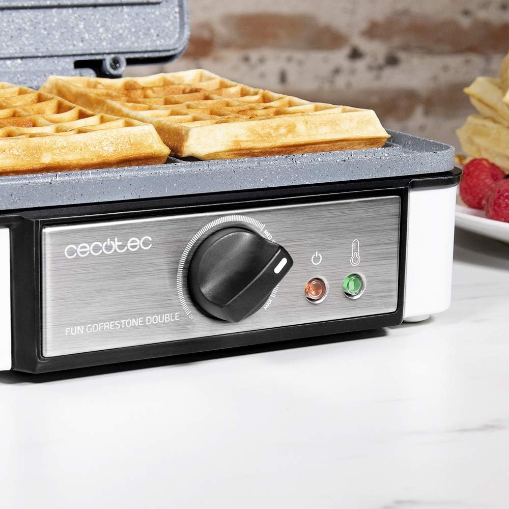 Waffeleisen Fun Gofrestone, 2 Waffeln