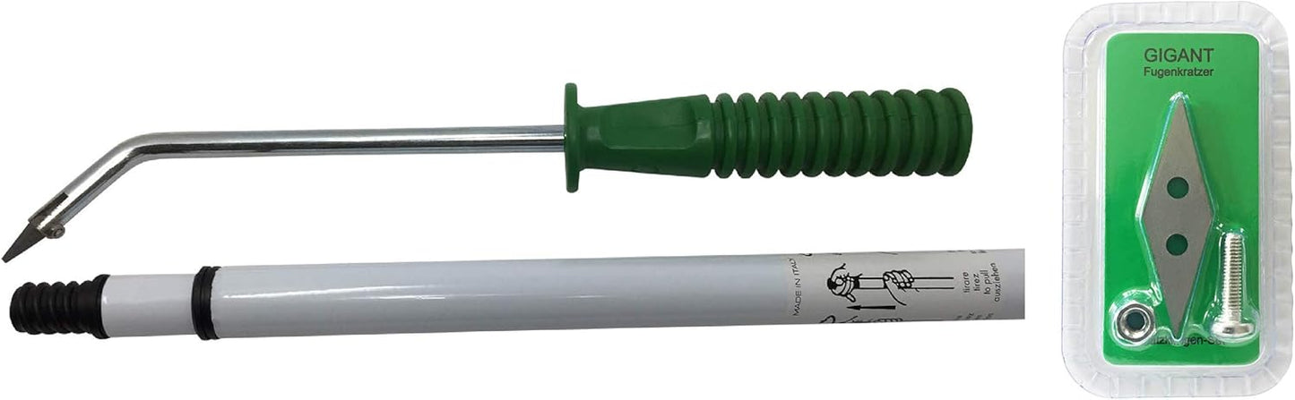 Fugenkratzer mit Teleskopstiel und Ersatzschneide