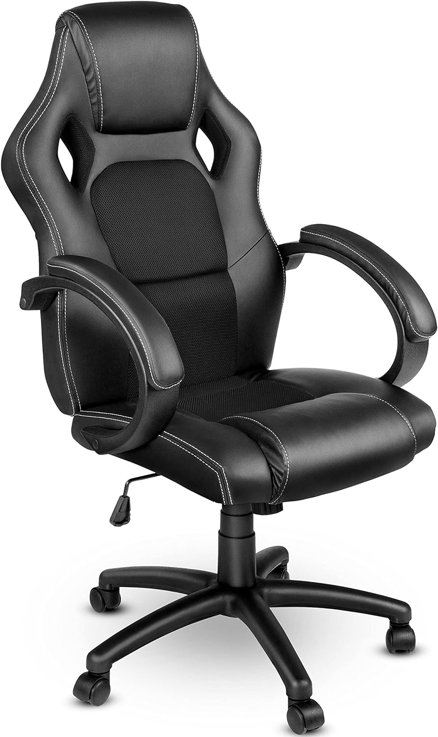 Racing Bürostuhl, Schwarz/Schwarz