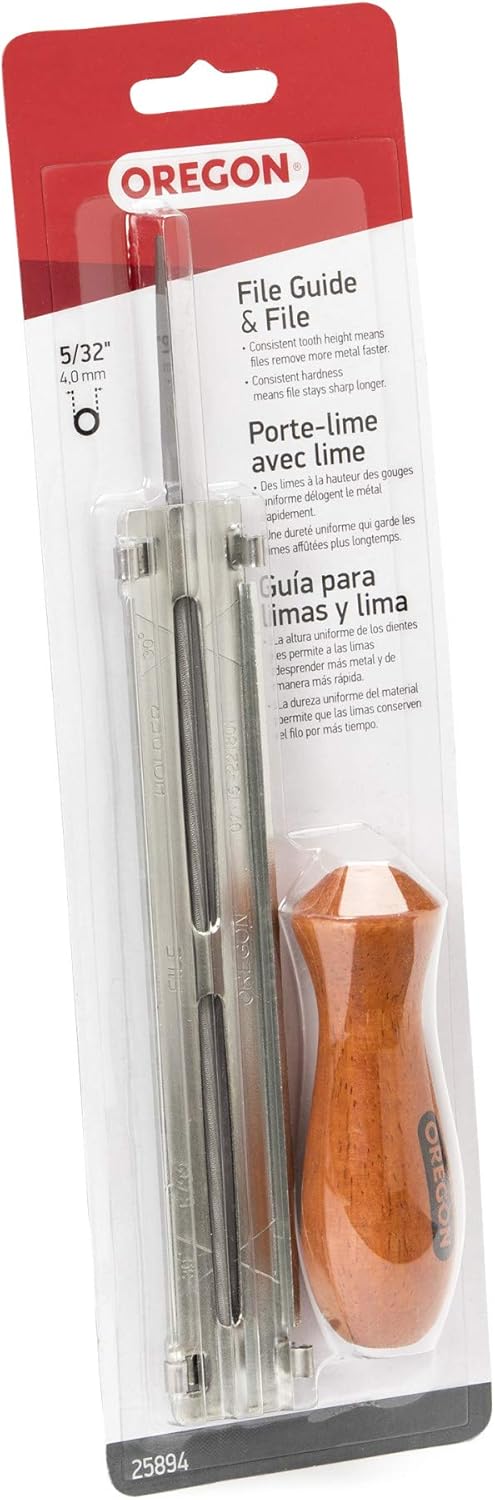 Kettensägenfeilenführung 5/32 Zoll mit Feile, 5/32"
