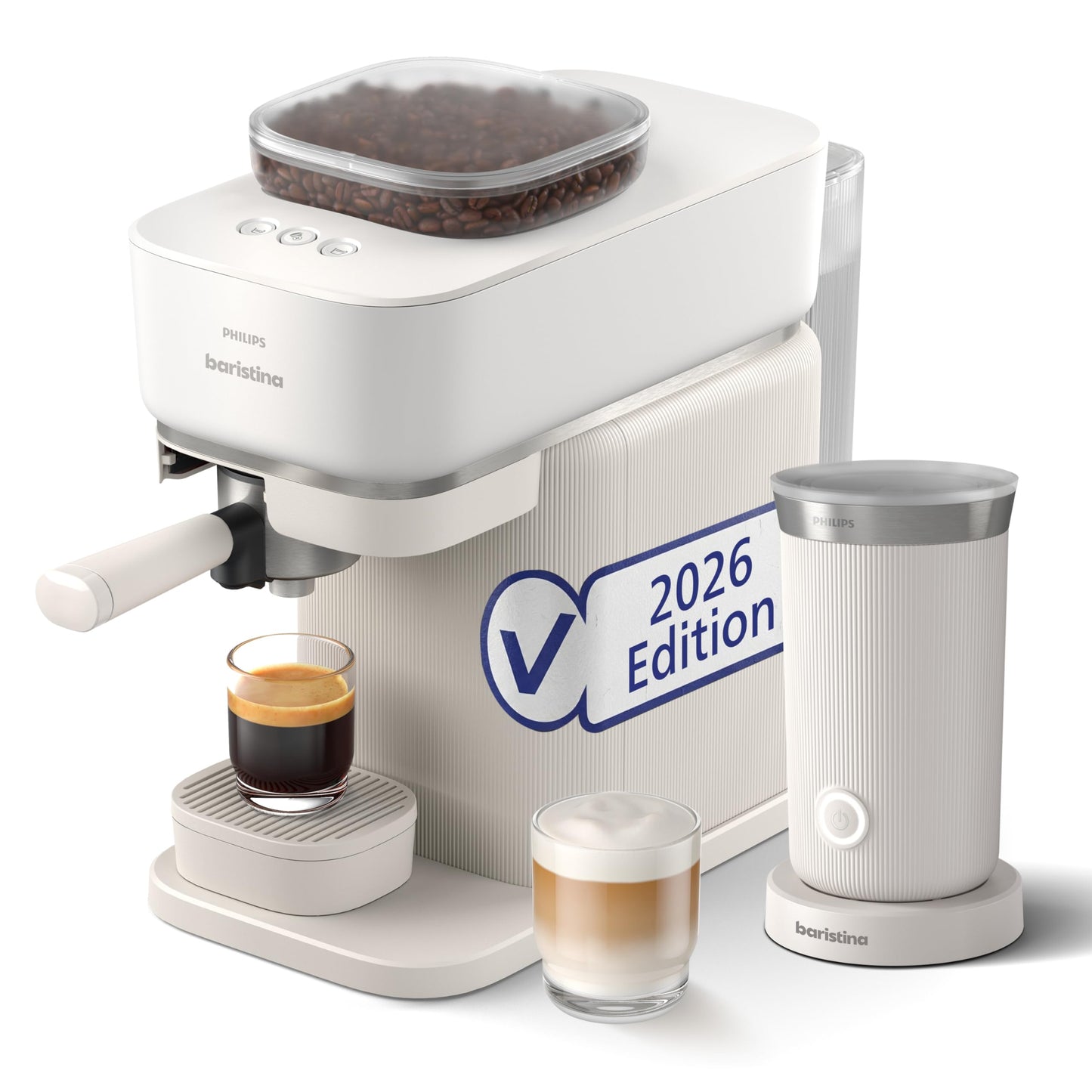 Espressomaschine & Milchaufschäumer-Set