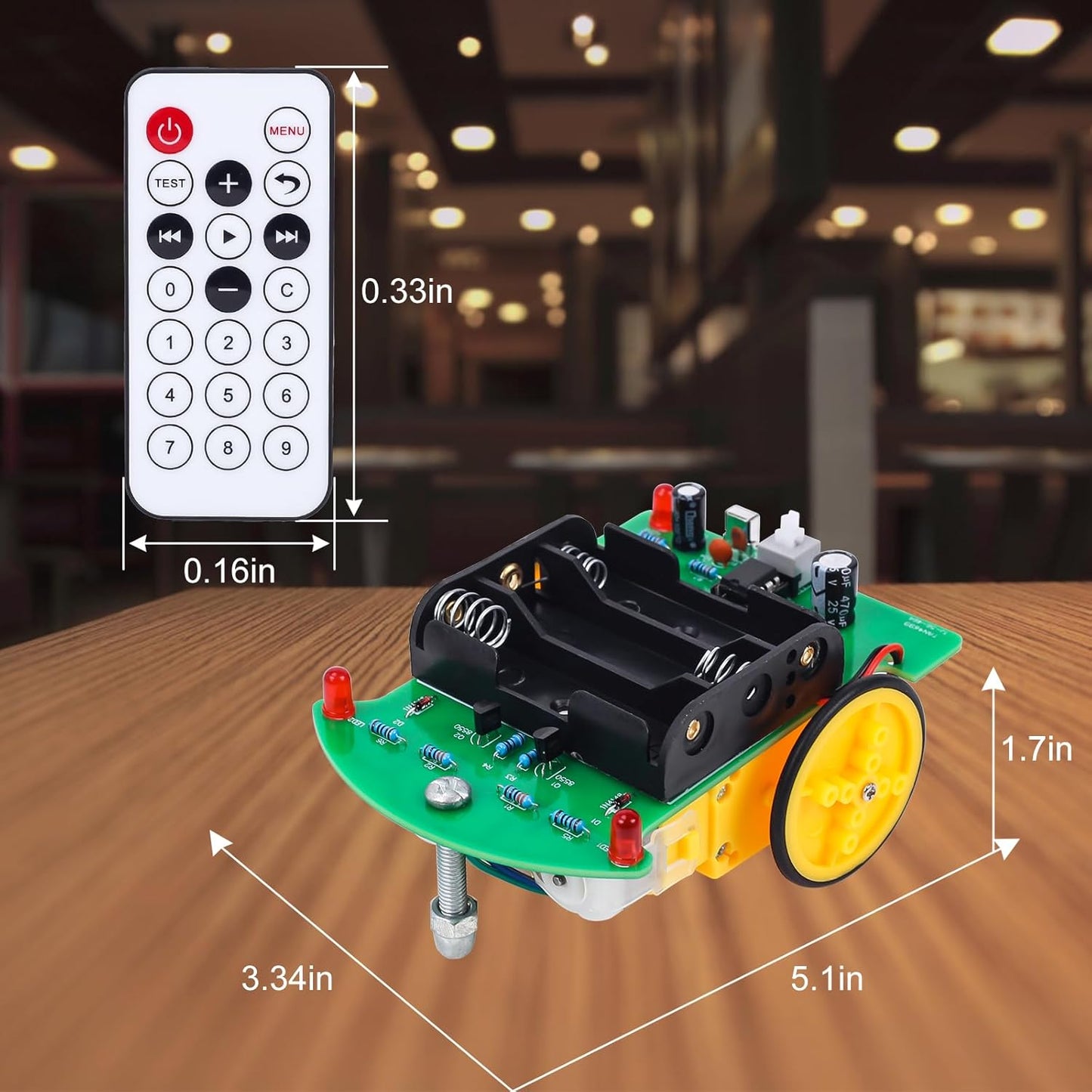 D2-4 Smart Robot Car Bausatz, Ferngesteuertes Auto