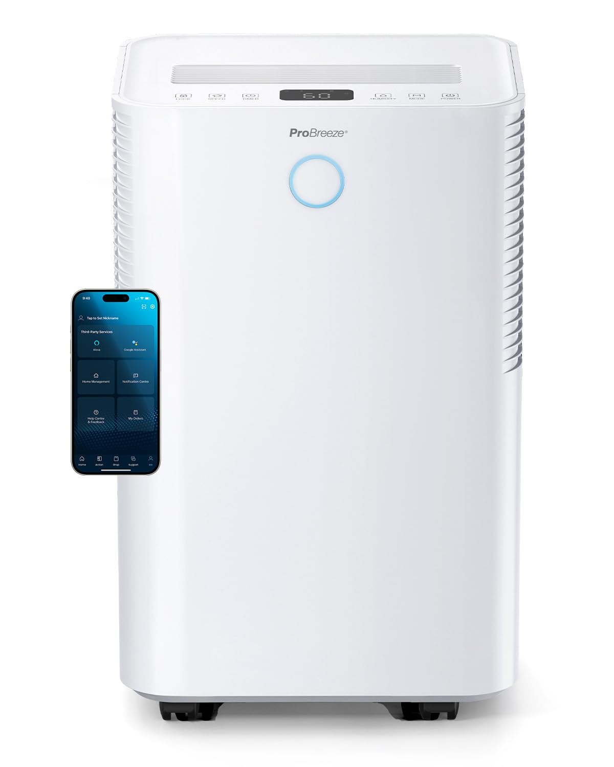 OmniDry Luftentfeuchter mit App & WLAN, 20L - OmniDry - Smart App - Weiss