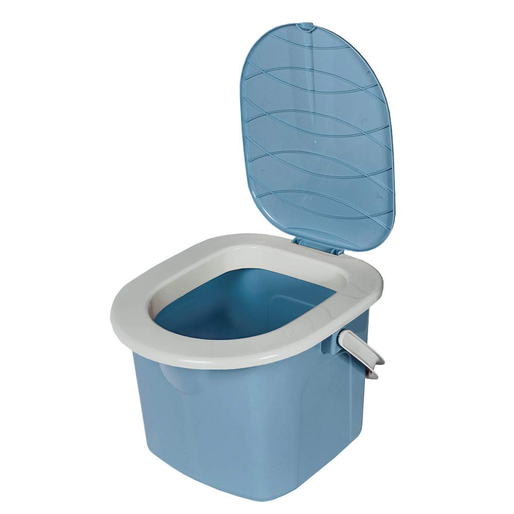 Mobile Campingtoilette, Hellblau