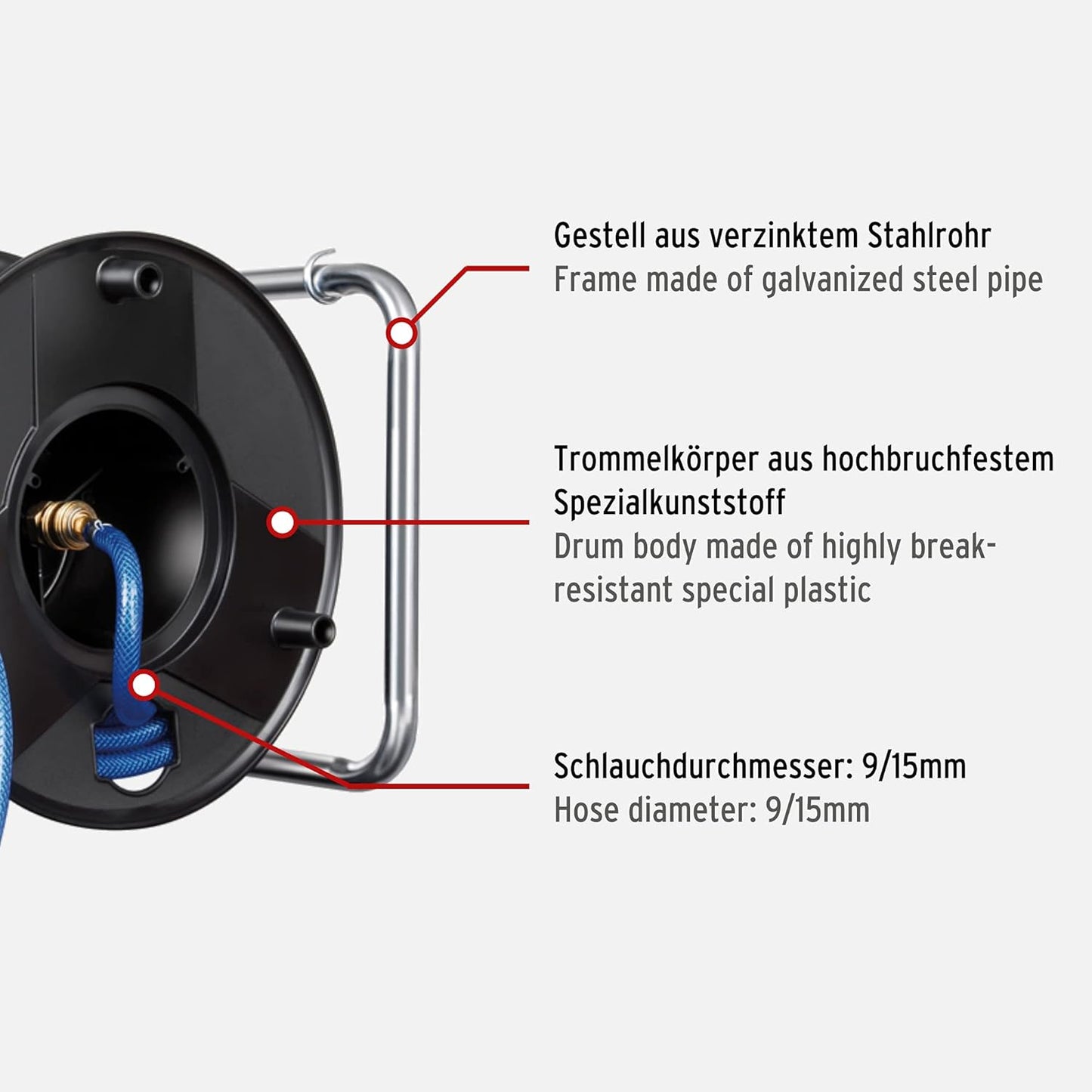 Druckluft Schlauchtrommel