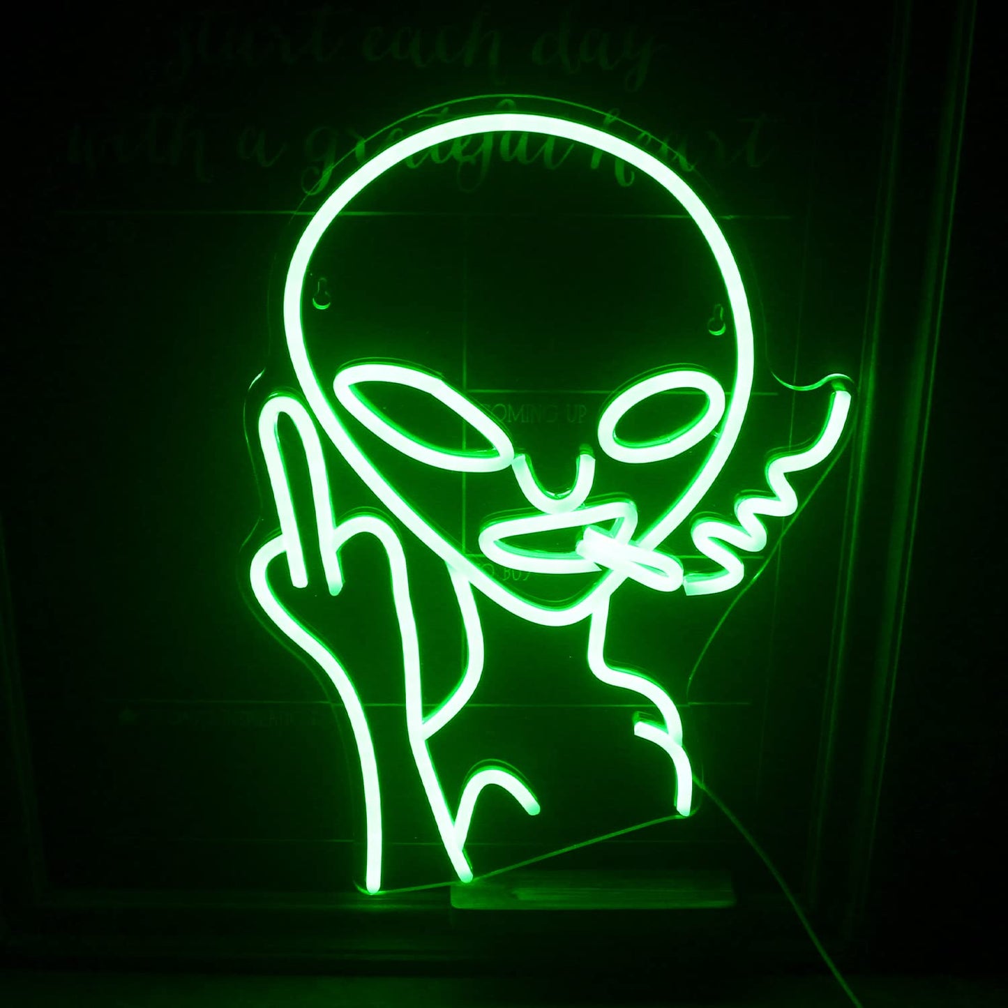 Neonlicht Green Alien, Green Alien