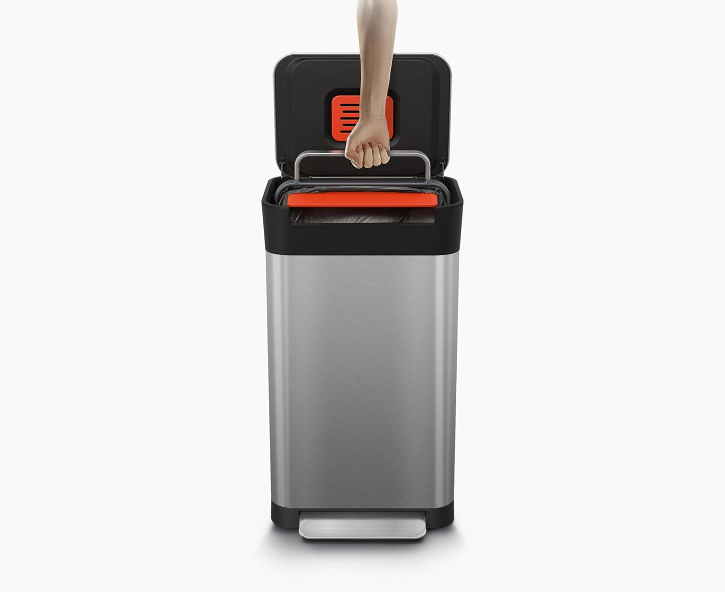 Intelligenter Müllkompressor mit Geruchsfilter, 30L Rostfreier Stahl