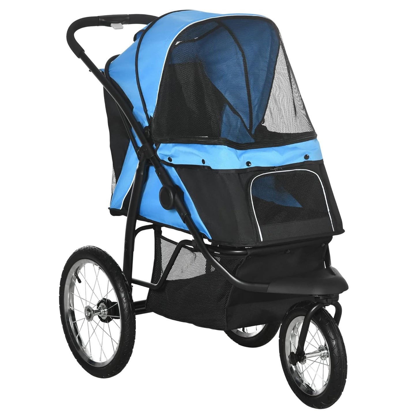 Klappbarer Hundewagen, Blau