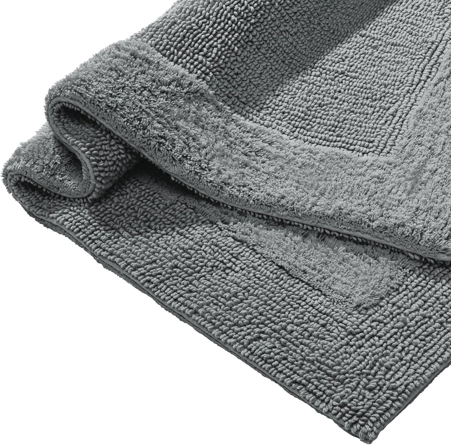 Badematte Stuttgart, Grau Badteppich - 70x120 cm