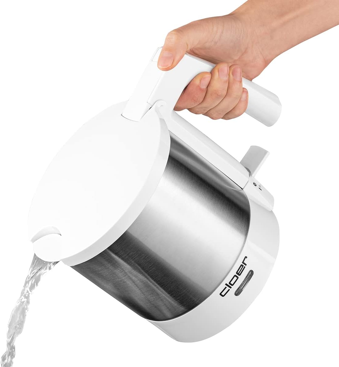 Wasserkocher 4721, Weiss 1,0 Liter Füllmengenmarkierung Innen Single