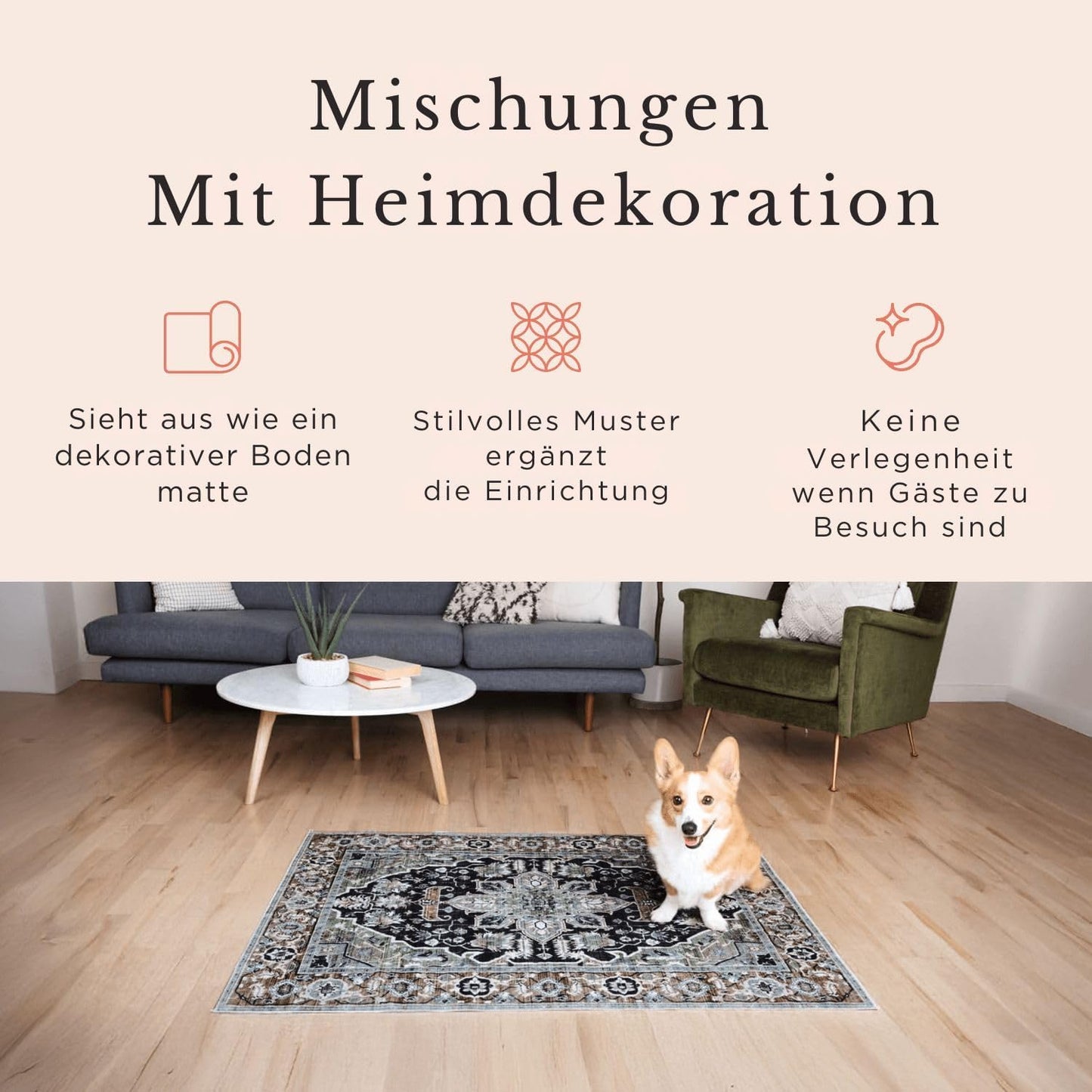 2er-Set Hundetrainingspads, Salbeiwald