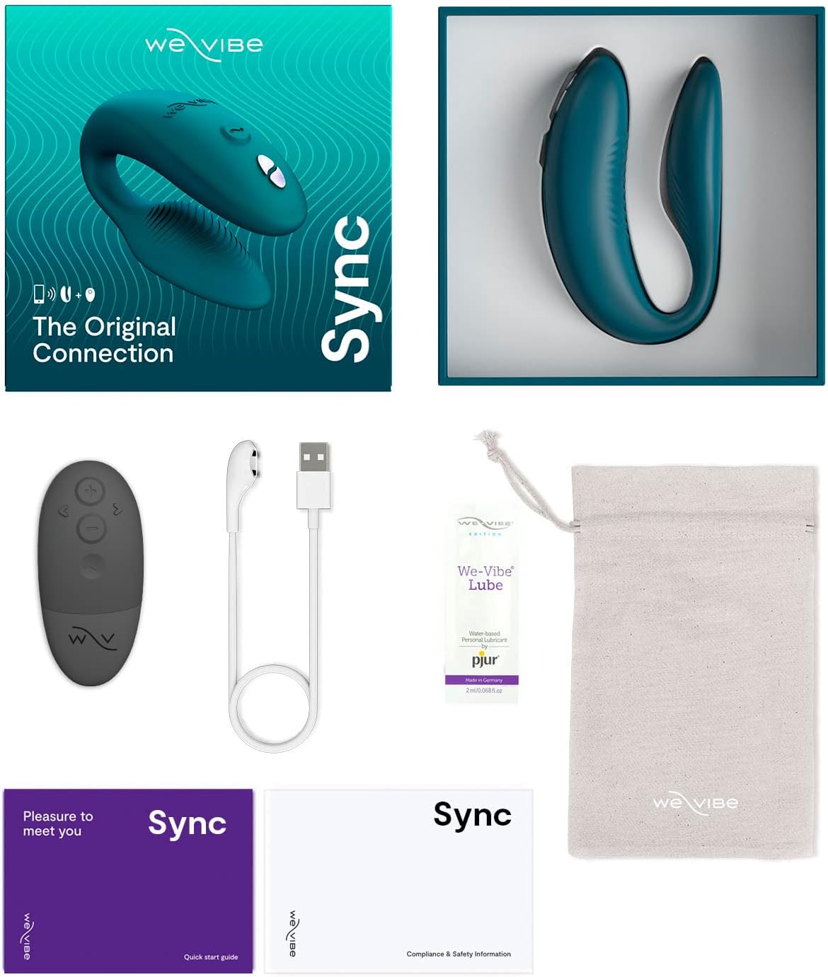 Sync 2 Paarvibrator mit App-Steuerung, Grün