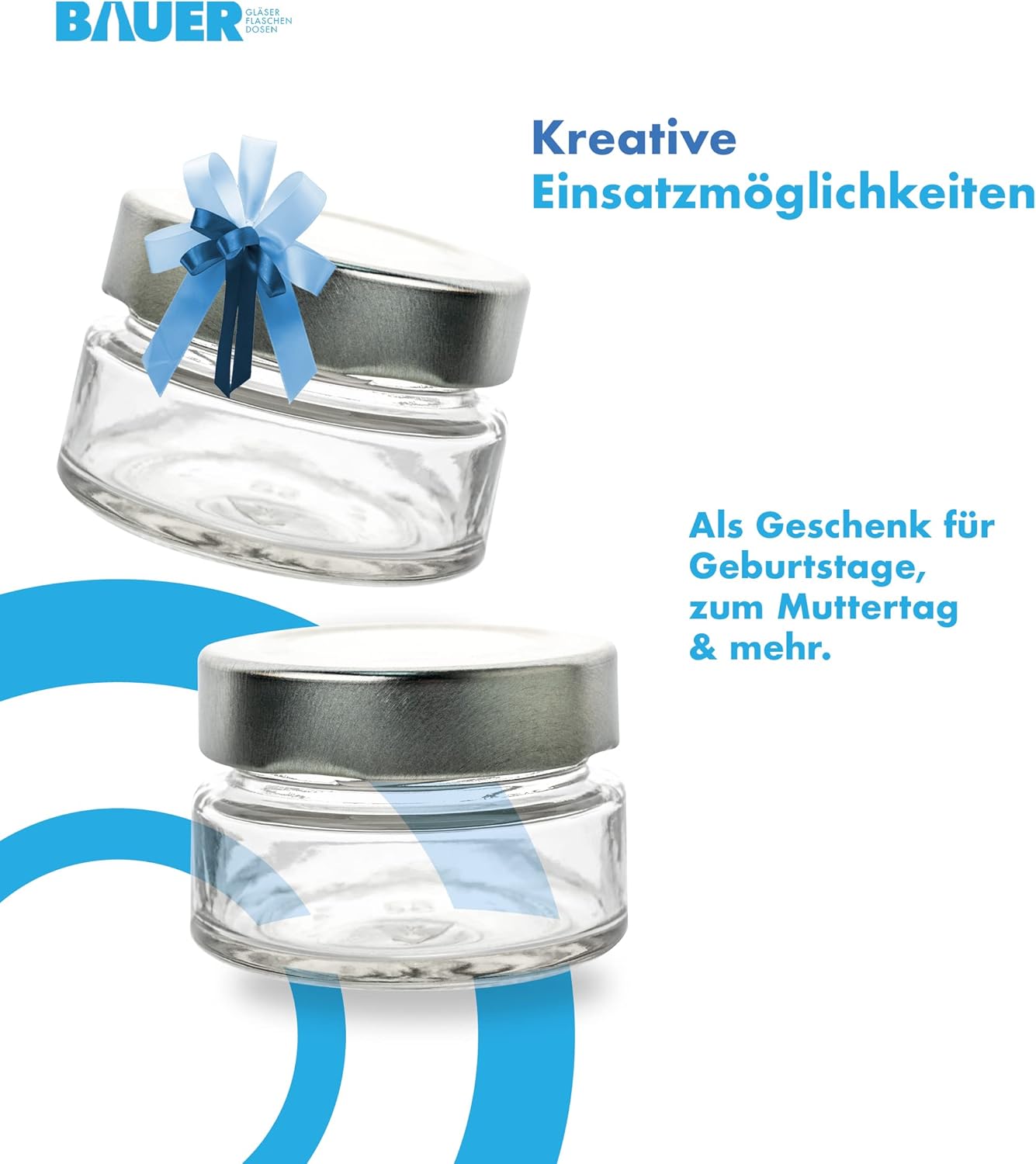 6er Gewürzgläser Set, 154ml x 6 Stück