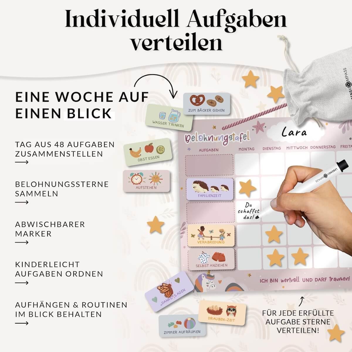 Belohnungstafel Kinder