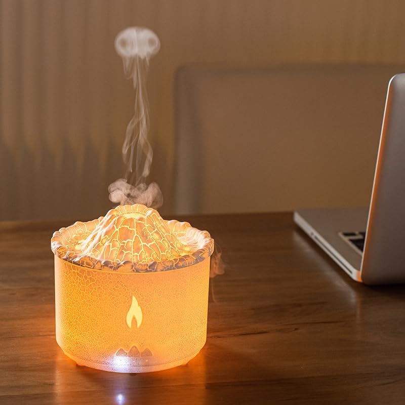 Aroma-Diffusor Vulkan mit Ultraschall-Technologie, Weiß