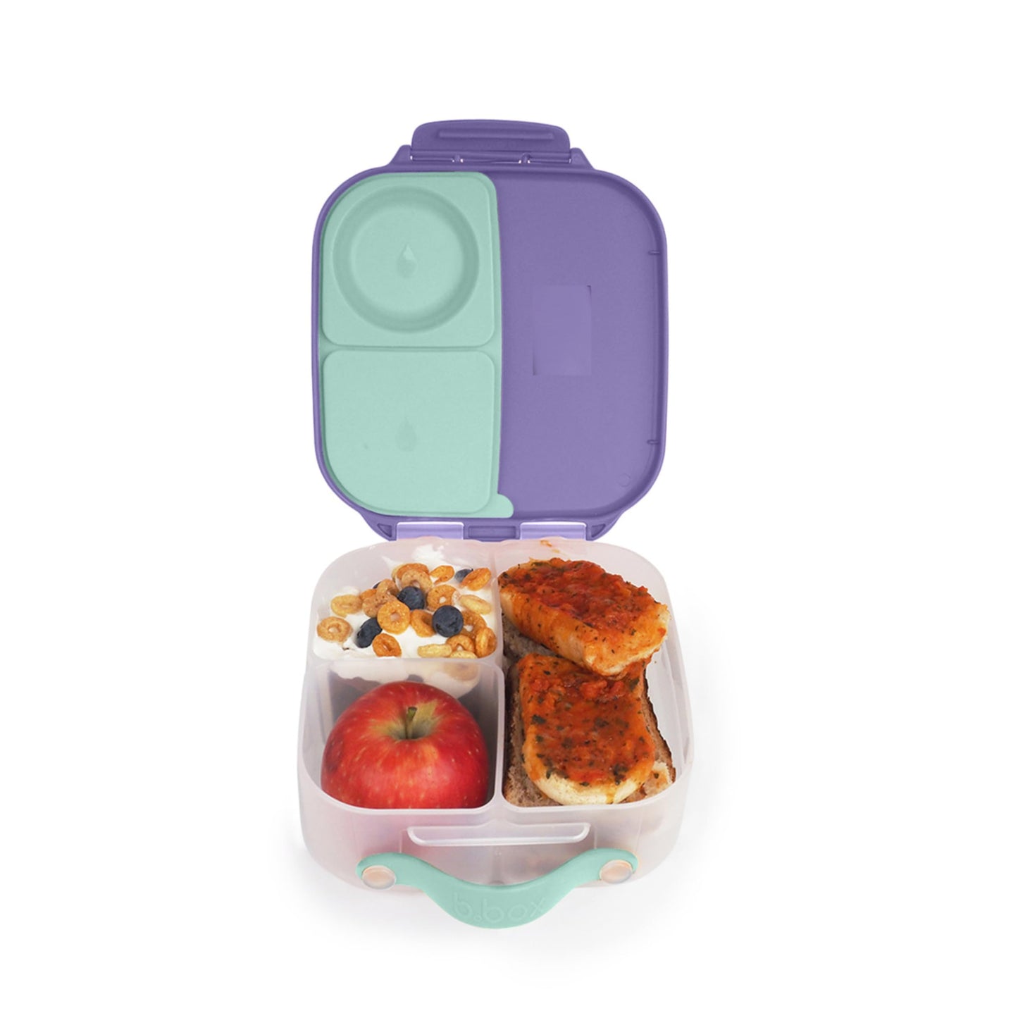 Mini Brotdose mit Fächern, Bento Box für Kinder, Lilac Pop