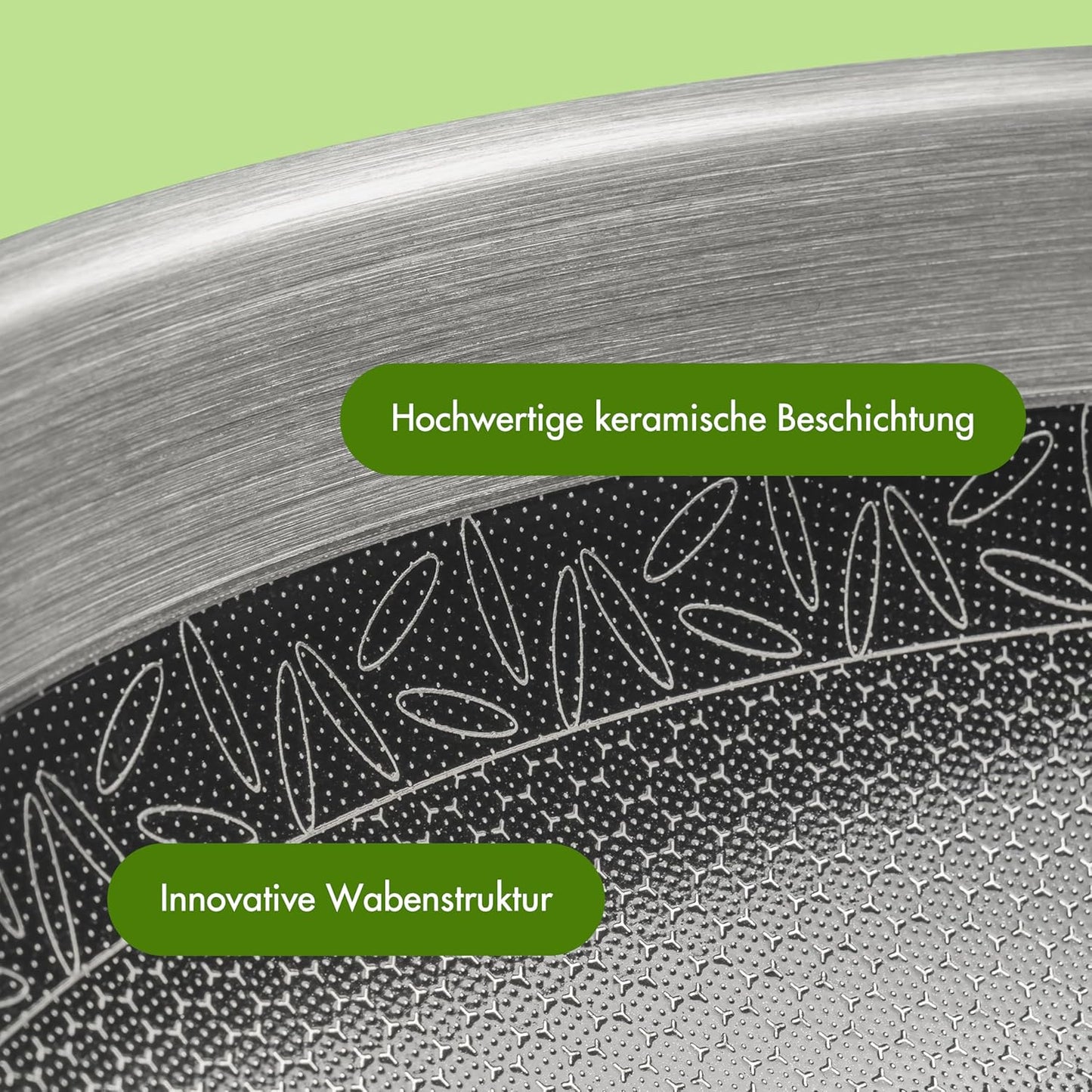 Edelstahl Wok 28 cm, Wok 28 cm NEU