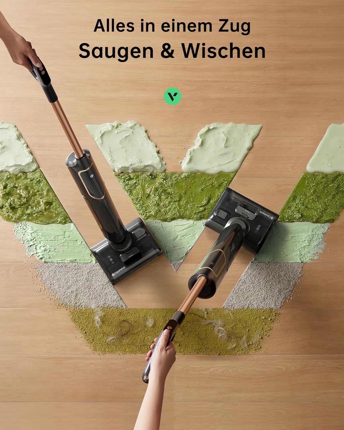 Nass-Trockensauger X7 mit Wischfunktion, Schwarz