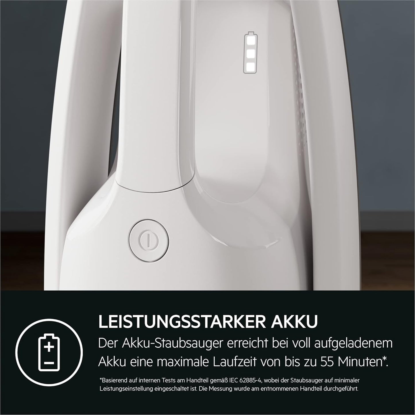 HYGIENIC 5000 AS52HP25SH - Kabelloser 2in1 Akku-Staubsauger mit Zubehör, Modell 2023 25,2V Weiss komplettes Zubehör