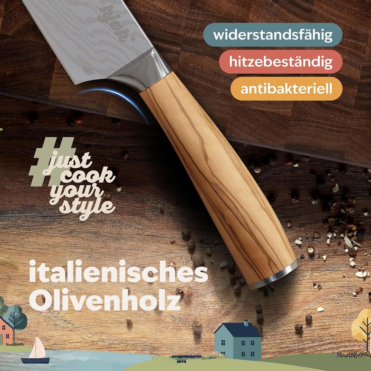 Chefmesser 20 cm, Kochmesser 20cm