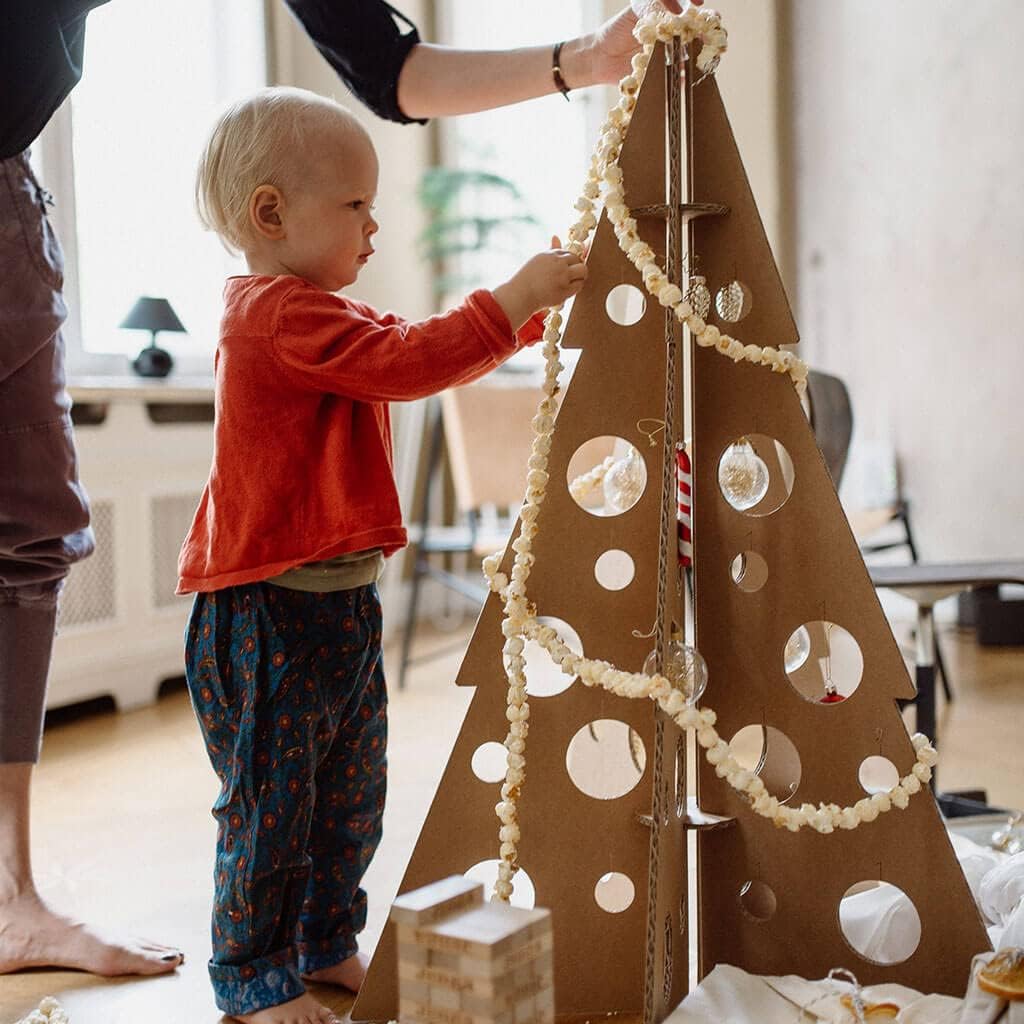 Zero Waste Weihnachtsbaum, nachhaltig & minimalistisch
