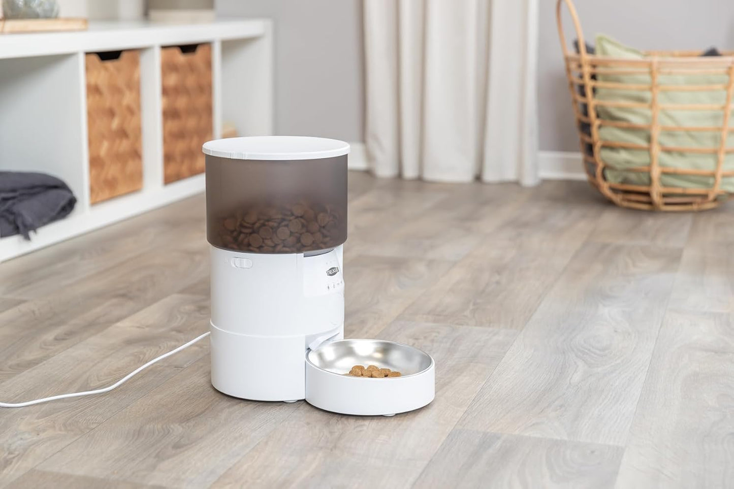 Futterautomat TX-S Smart 3.0L für Haustiere, 3 Liter weiss