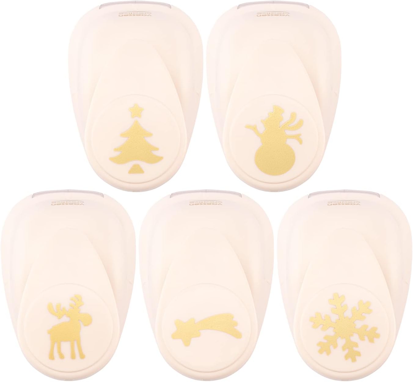 5-teiliges Weihnachts-Motivstanzer-Set, Weihnachten 1 5 Stück