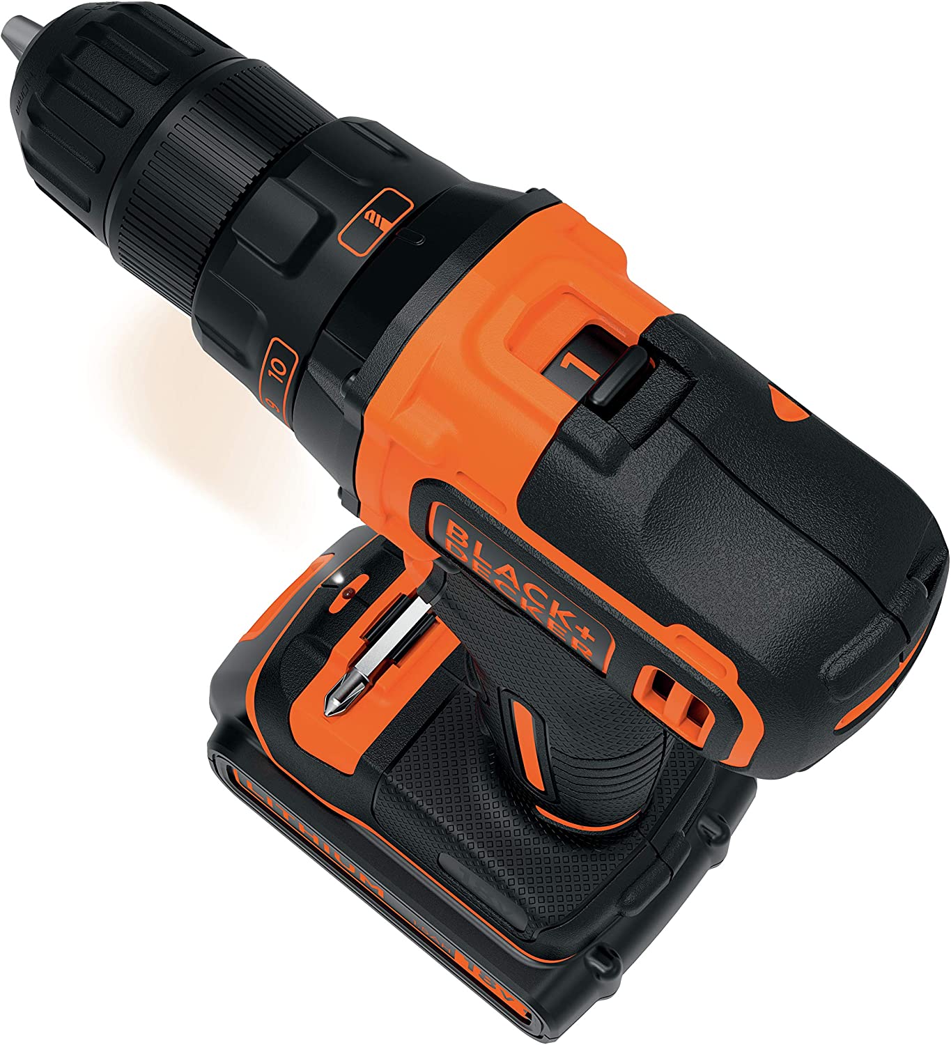 Akku-Bohrschrauber BDCDD186K, 18Volt, mit 1 Akku