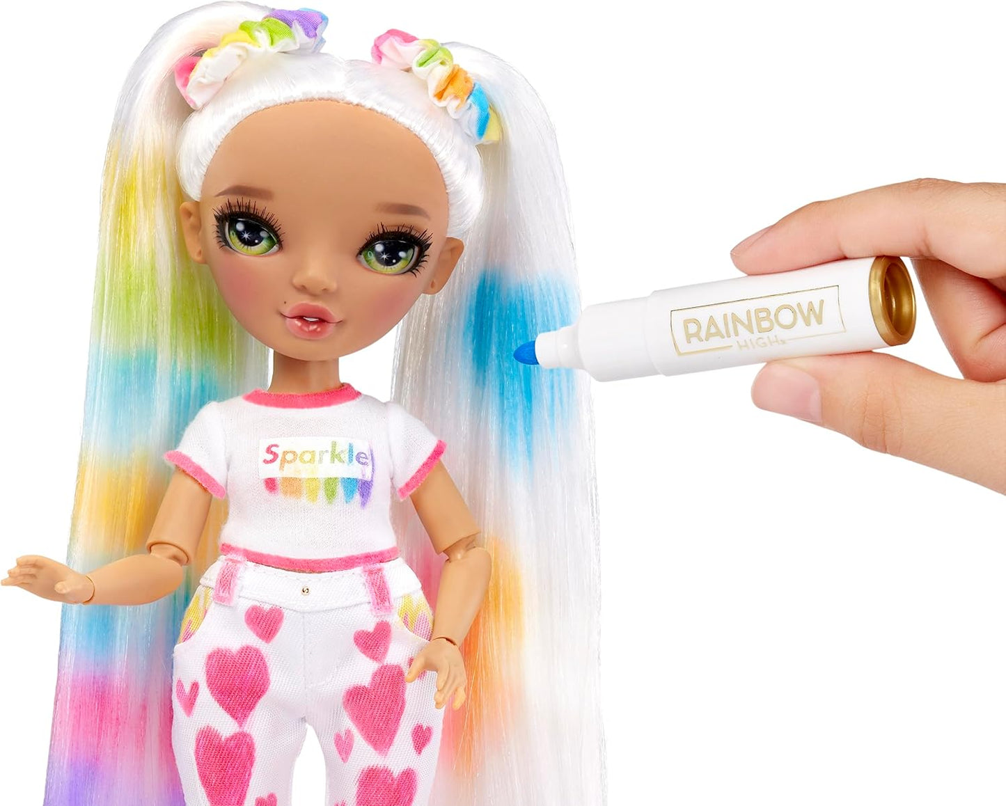 DIY Modepuppe Color & Create mit grünen Augen, Series 1 Green Eyes