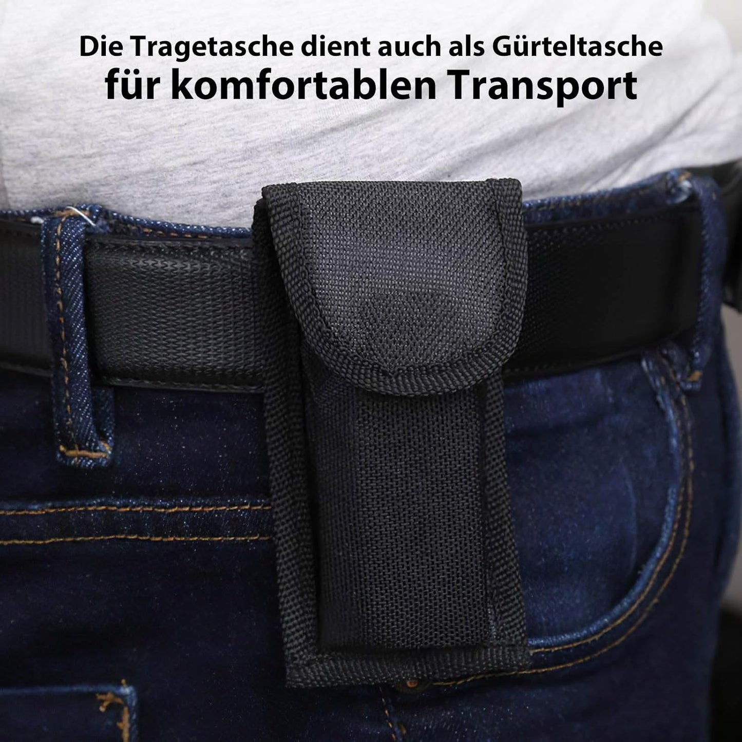 Campingbesteck Set, Schwarz