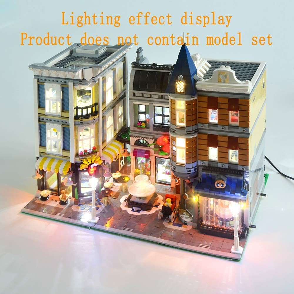 LED-Licht-Set für Assembly Square 10255, For 10255