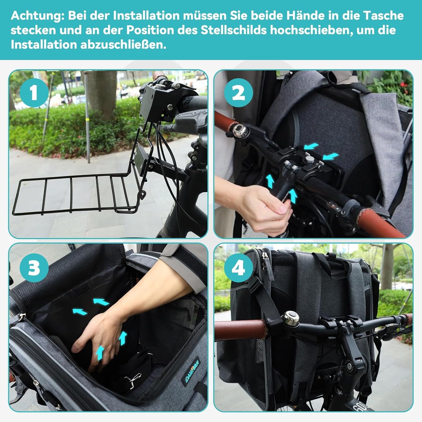 Faltbarer Hundevelokorb bis 10 kg