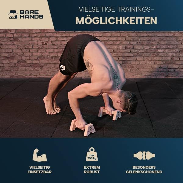 Liegestützgriffe für Calisthenics, Modell S