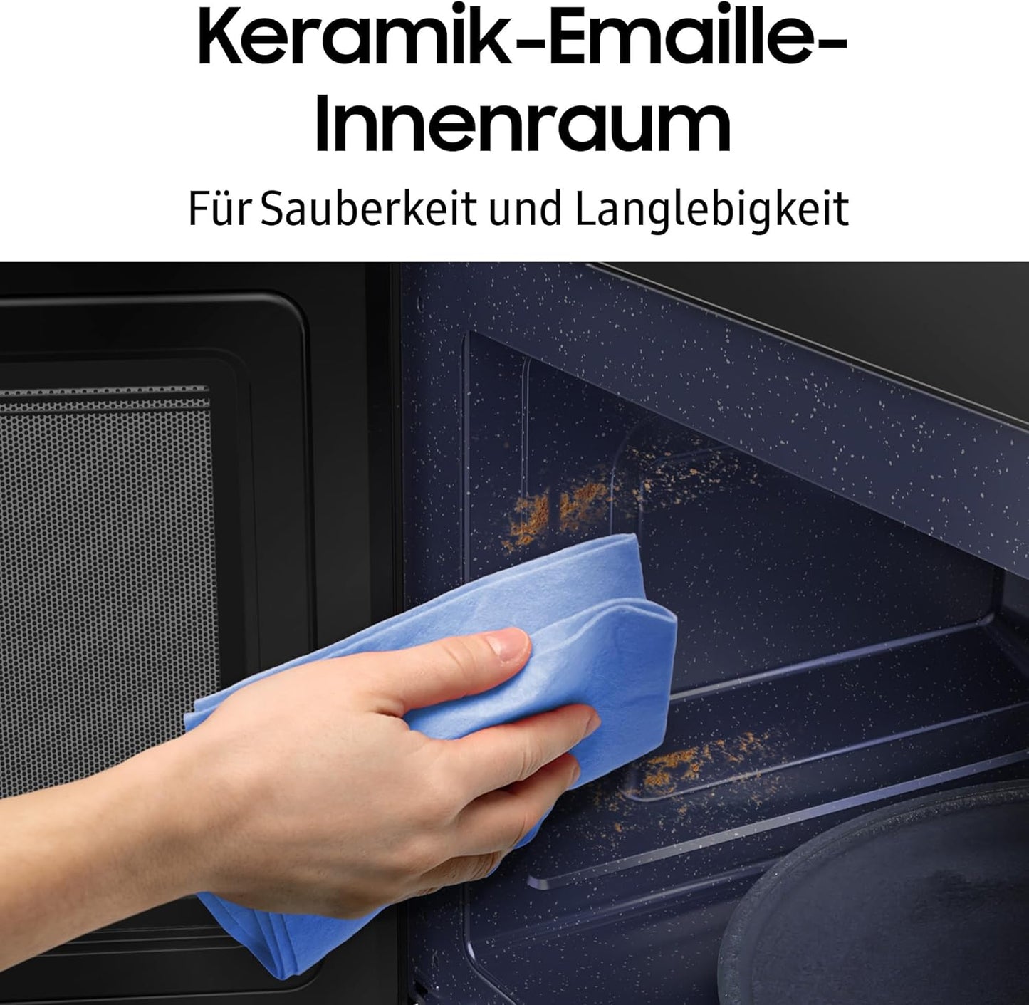 Einbau-Mikrowelle mit Grill
