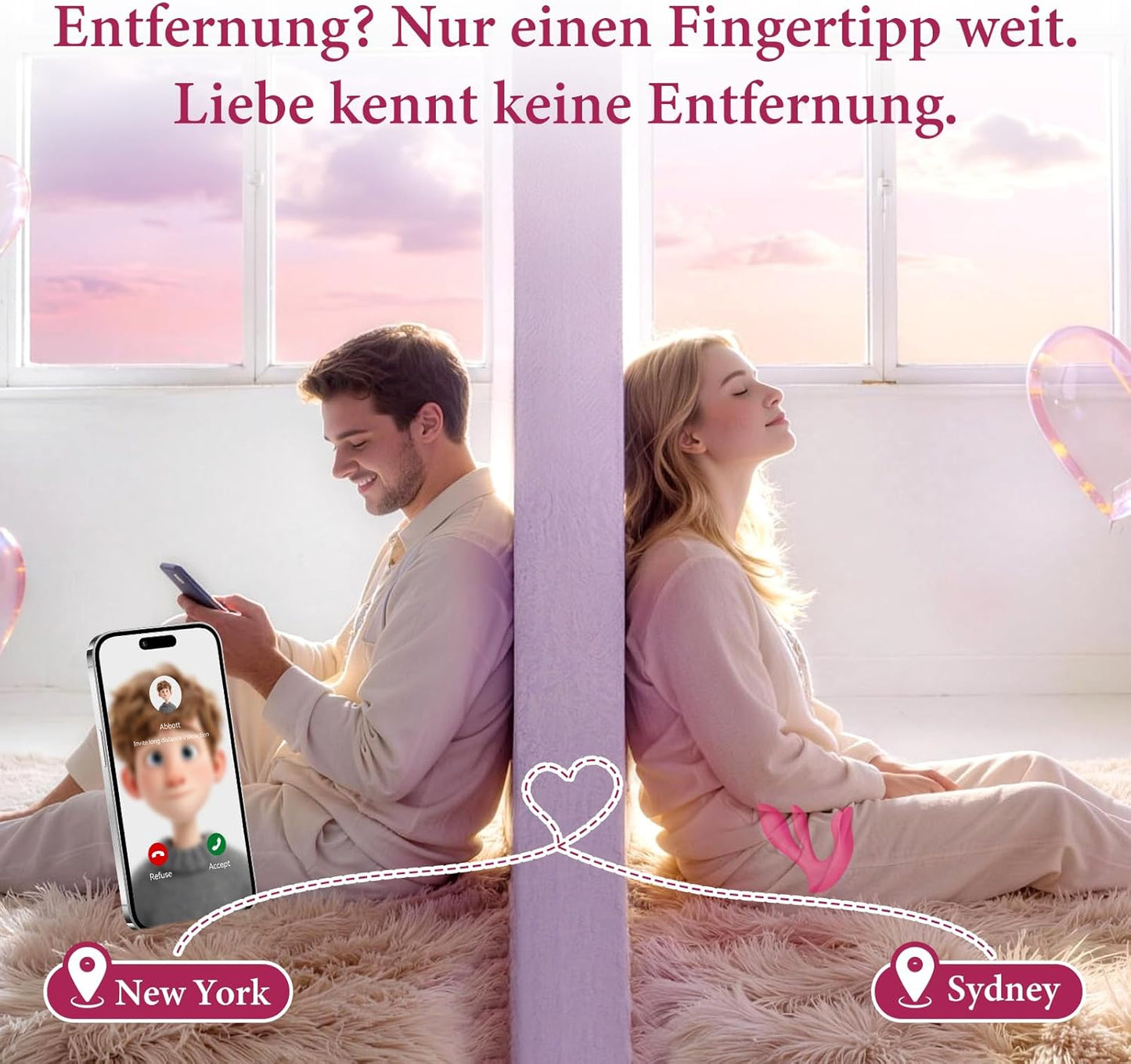 G-Punkt-Vibrator mit App-Fernbedienung, 360° Swing & 9 Modi