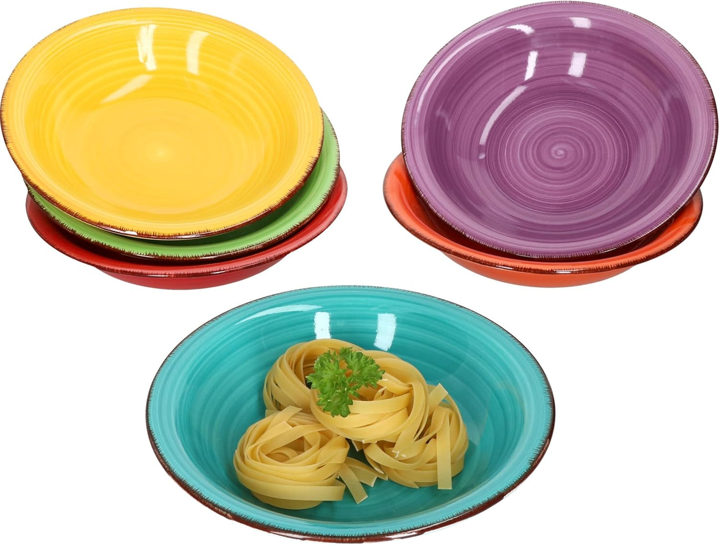 Suppenteller-Set, 6-teilig