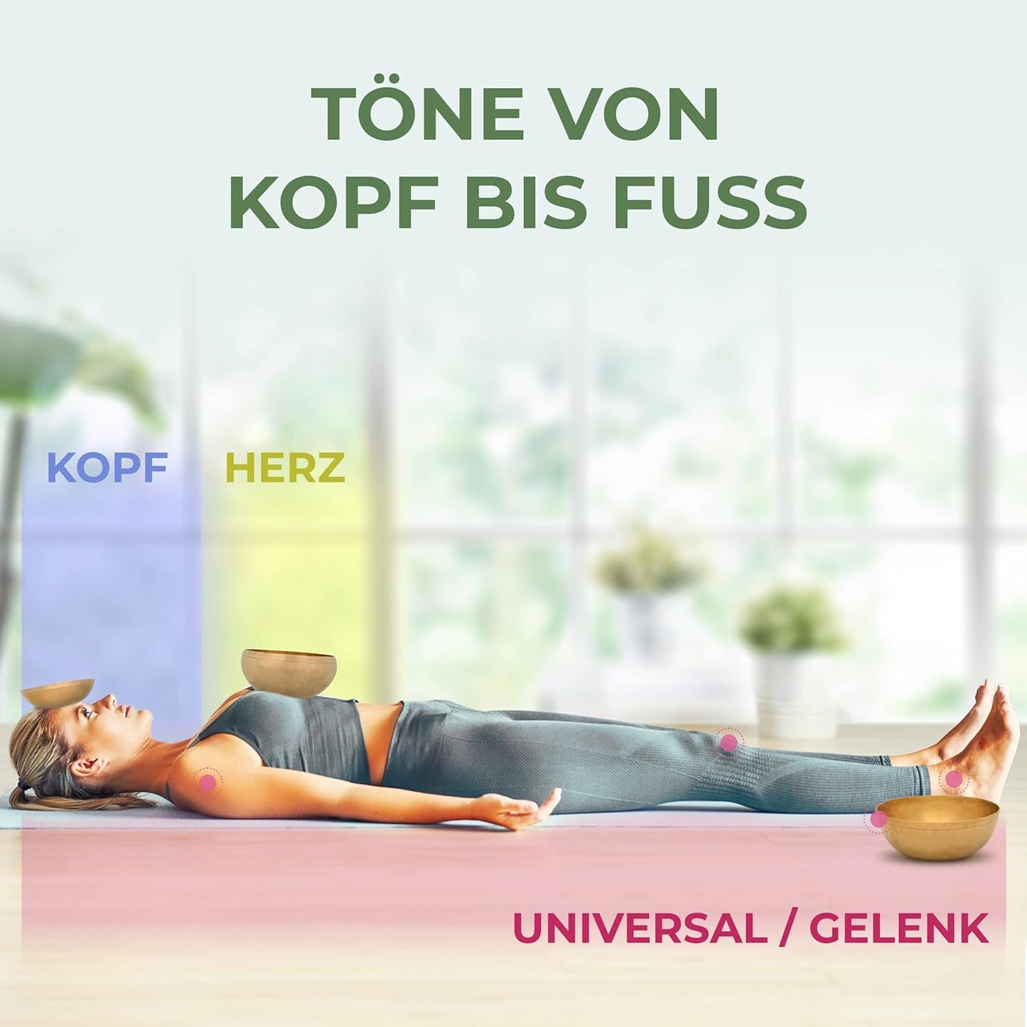 3er-Set Klangschalen, Klangschalen-Set für Einsteiger [3 Klangschalen]