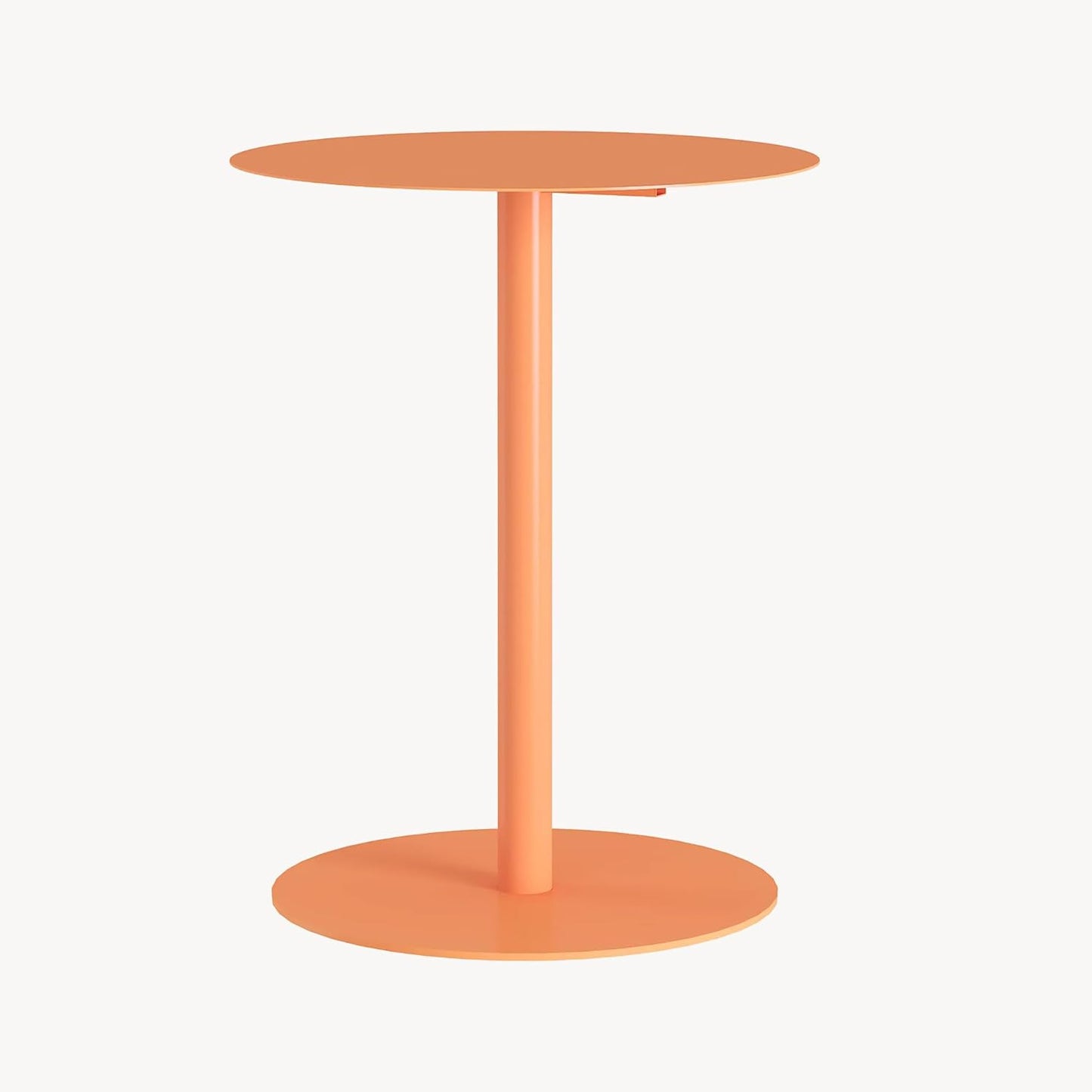 Beistelltisch Nastätten, Orange Rund